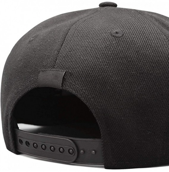 Baseball Caps Mens Womens Printing Adjustable Meshback Hat - Black - CD18N6KAC30