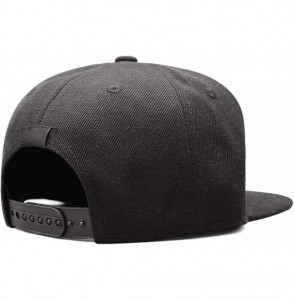 Baseball Caps Mens Womens Printing Adjustable Meshback Hat - Black - CD18N6KAC30