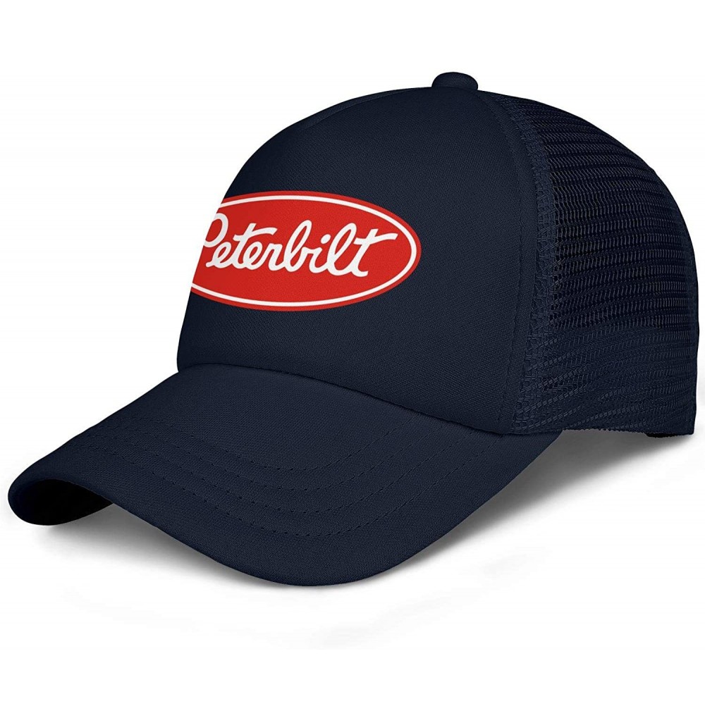 Baseball Caps Men Novel Baseball Caps Adjustable Mesh Dad Hat Strapback Cap Trucks Hats Unisex - Dark Blue - CO18AHC05C0