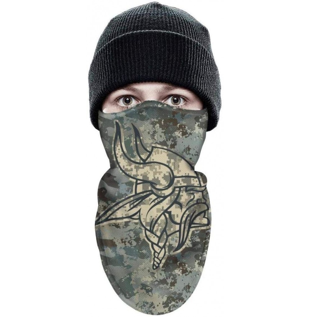 Balaclavas Half Balaclava Fleece Winter Warm Camouflage Camo Winter Face Mask for Mens Womens - White-8 - CC18NXDKREG