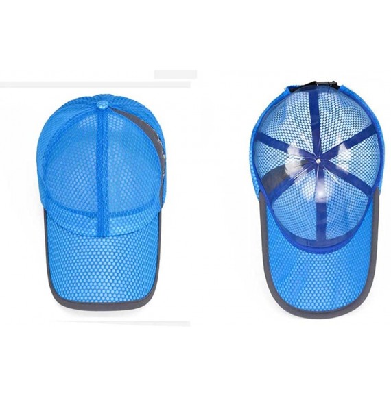 Baseball Caps Unisex Summer Baseball Hat Sun Cap Lightweight Mesh Quick Dry Hats Adjustable Cap Cooling Sports Caps - Dark Gr...