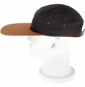 Sun Hats Five Panel Nylon Hat Long Flat Brim and Inside Cooling mesh Gray - CW189WZ5C2Z