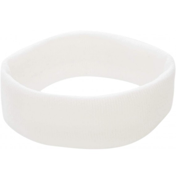 Headbands USA Made Stretch Headband - White - CF1885Y6RWY