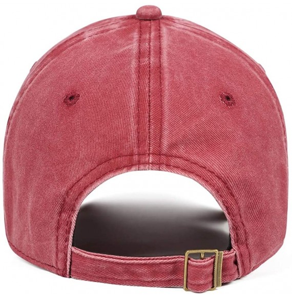 Baseball Caps Mens Womens Baseball Cap Printed Cowboy Hat Outdoor Caps Denim - Red-22 - C218AWKQMKQ