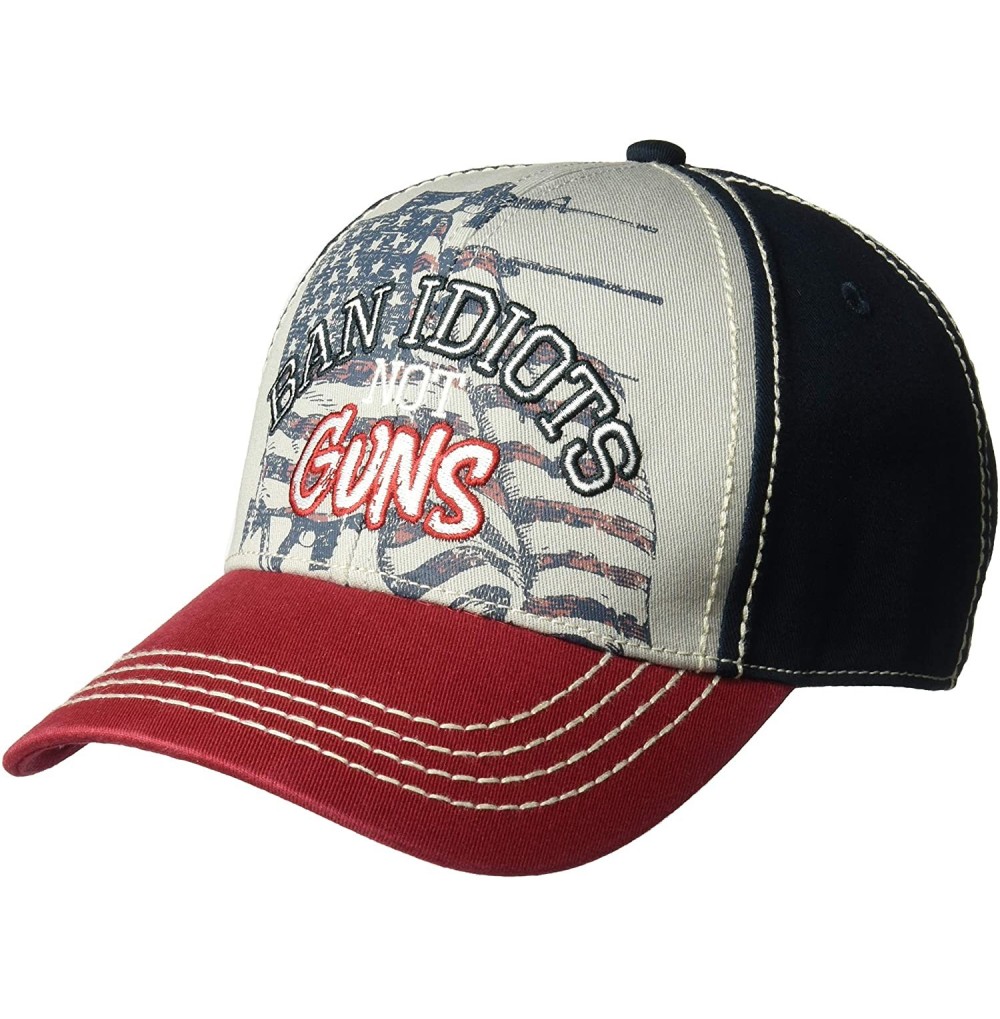 Baseball Caps Ban Idiots Hats Hat - Multi - CH11Z3S0O9N