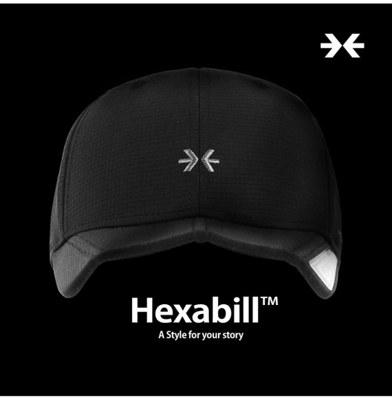 Baseball Caps Blank Baseball Cap Adjustable Fits Hexagonal Bill Portable Men OneSize OSFA OSFM (Constructed Dad Hat_Grey) - C...