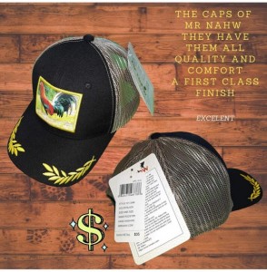 Baseball Caps hat Rooster for Men Unisex Animal Mesh Trucker Hat Snapback Square Patch Baseball Caps Black - C319629Z8IH