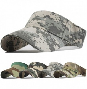 Visors Sports Sun Visor Hats Twill Cotton Ball Caps for Men Women Adults Kids - Camo-1 - CJ18YETSM9O