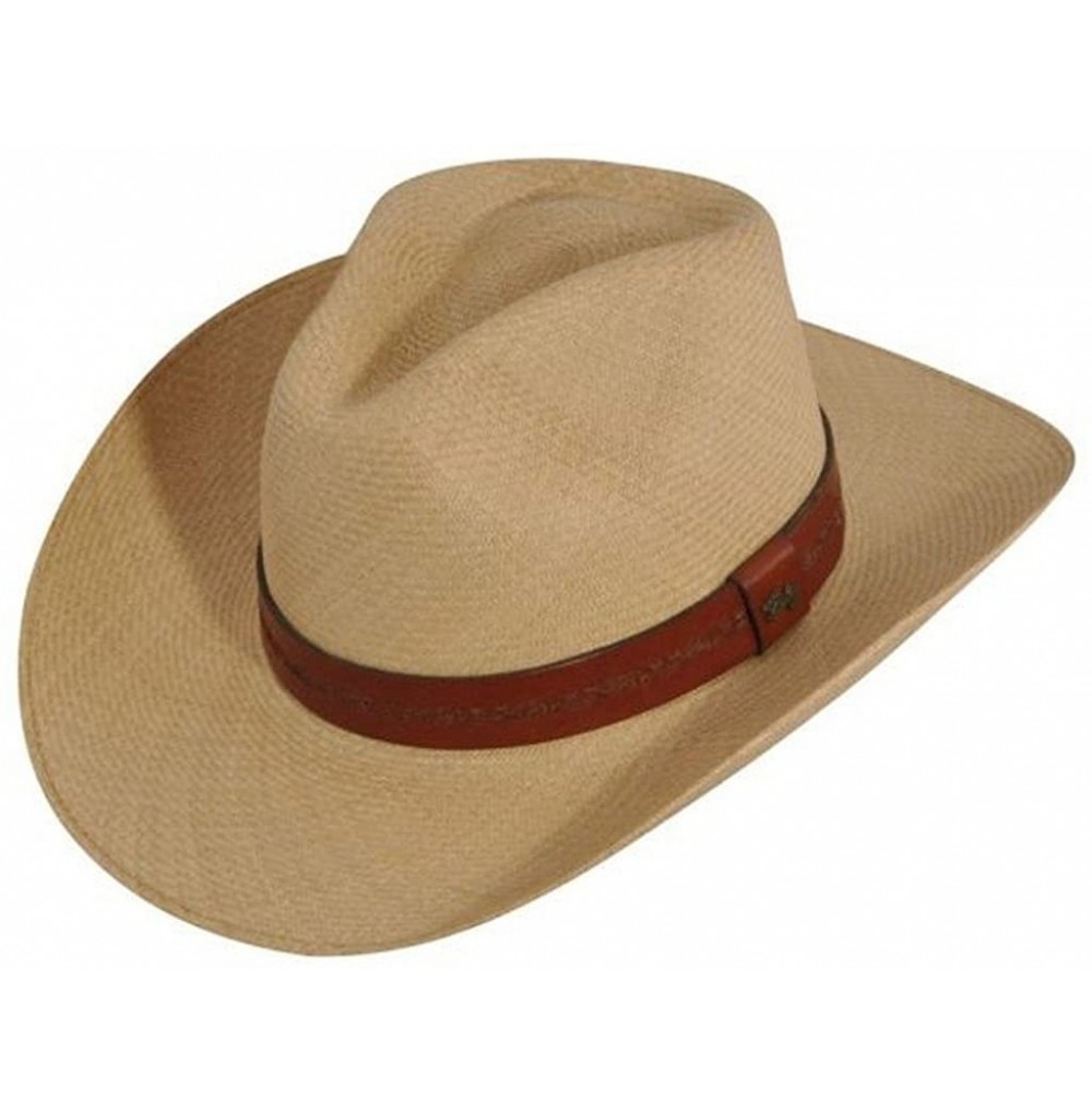 Cowboy Hats Western Men's Arrow Creek - Natural - C7113PVKQ8T