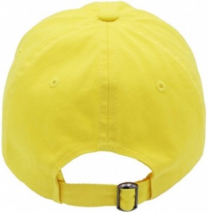 Baseball Caps Episcopal Shield Logo Embroidered Low Profile Soft Crown Unisex Baseball Dad Hat - Yellow - CR18X68UZ3X