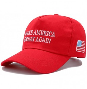 Baseball Caps Make America Great Again Hat Donald Trump Hat MAGA Hat 2020 USA Cap Keep America Great - Red-c - CR18X6HD9Q3