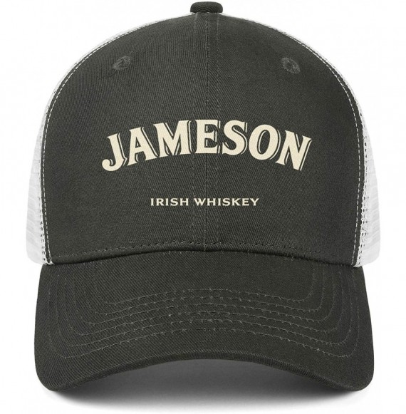Baseball Caps Trucker Hat for Man Adjustable Visor Hats Pattern Cap - Jameson Irish Whiskey-logo-2 - CB18XK2RKW9