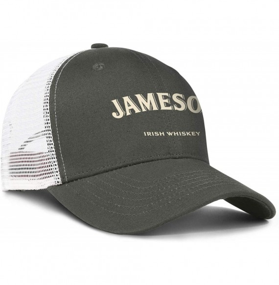 Baseball Caps Trucker Hat for Man Adjustable Visor Hats Pattern Cap - Jameson Irish Whiskey-logo-2 - CB18XK2RKW9