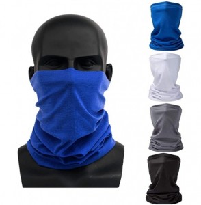 Balaclavas Balaclava Face Mask- Seamless Protective Mask- Cotton Mouth Bandanas - 1.black Grey Blue White - CX198CN7EYU
