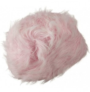 Bucket Hats Woman's Faux Fur Bucket Hat - Pink W28S62B - CW11C0N7N61