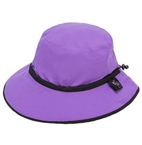 Rain Hats Women's Golf Rain Hat - Purple - C218EANU3DR