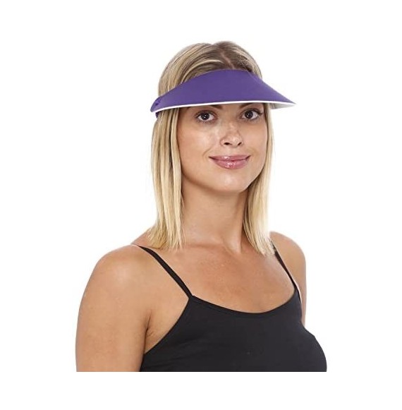 Visors Sunvisor- Available in Beautiful Solid Colors- Perfect for The Summer! - Red - C911KAECNEX