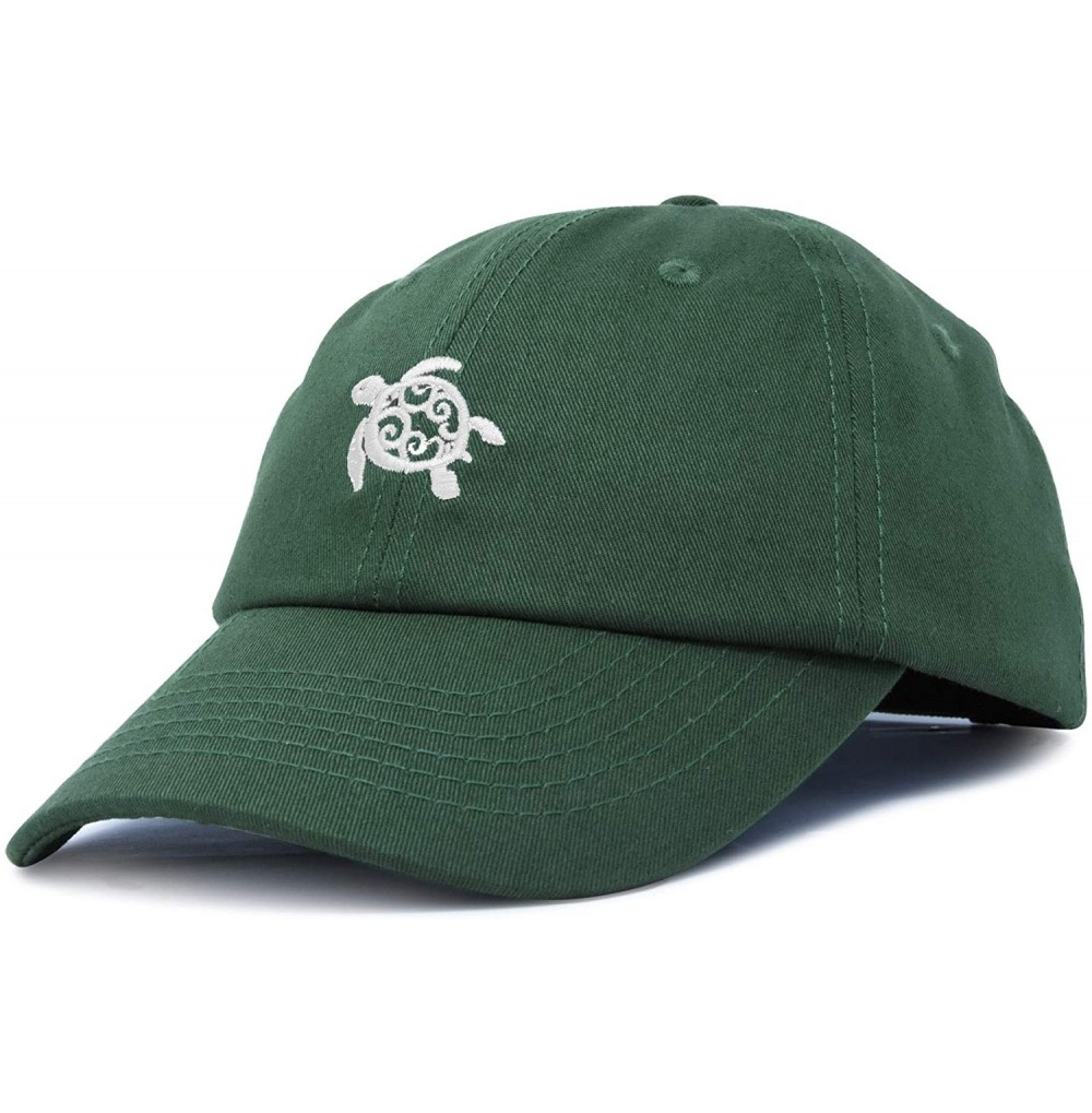 Turtle Hat Nature Womens Baseball Cap - Dark Green - CI18M9T45EC