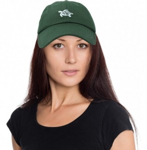 Baseball Caps Turtle Hat Nature Womens Baseball Cap - Dark Green - CI18M9T45EC