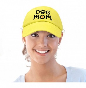 Baseball Caps Dog Mom Baseball Cap Women's Hats Dad Hat - Minion Yellow - C618KWHM3DQ