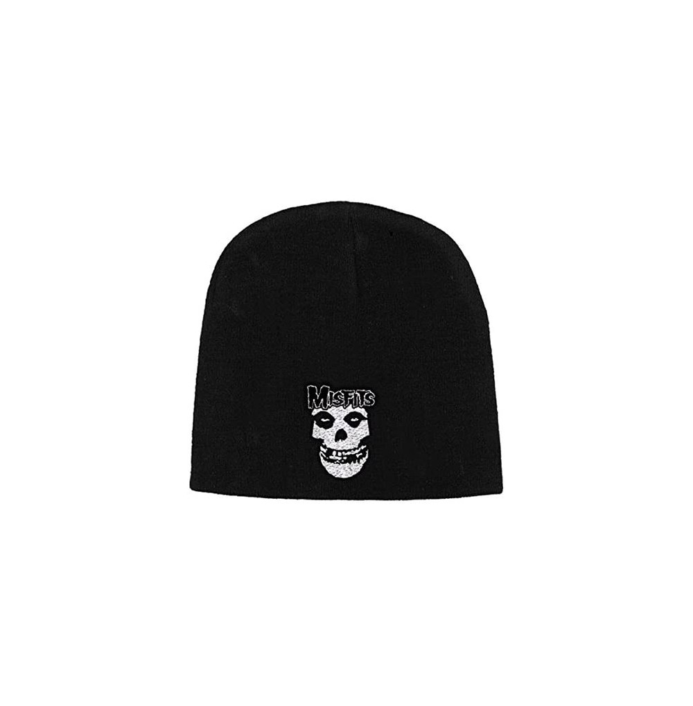 Skullies & Beanies Misfits Fiend Knit Beanie Cap Horror Punk Headgear Rock Fan Apparel Merchandise - C8115HYXOTF