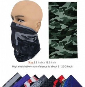 Balaclavas Bandanas Face Scarf-3D Headwear Headband Multifunctional Tube Neck Scarf Unisex - Britishflag+camouflage - CL1979C...