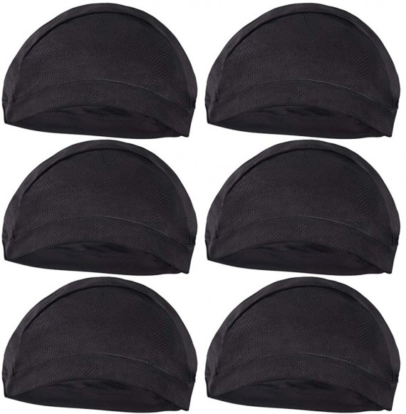 Skullies & Beanies Helmet Liner Skull Cap Sweat Wicking Running Beanie Men & Women Multifunctional Headwear Hard Hat - Black ...