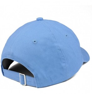 Baseball Caps Emoticon Heart Embroidered Cotton Adjustable Ball Cap Dad Hat - Carolina Blue - CZ185HQC5RK