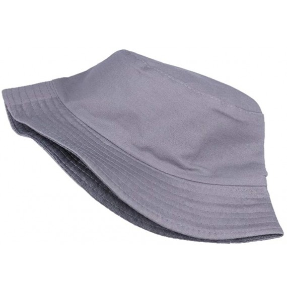 Sun Hats Unisex Cotton Classic Foldable UPF 50+ Sun Hat Outdoor Pure Color Floppy Bucket Hat UV Sun Protection Beach Cap - CS...