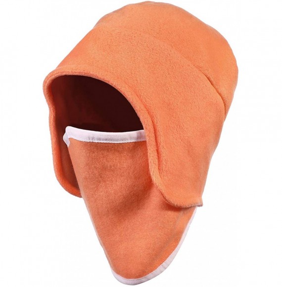 Skullies & Beanies Fleece 2 in 1 Hat/Headwear-Winter Warm Earflap Skull Mask Cap Outdoor Sports Ski Beanie for Men&Women - Or...