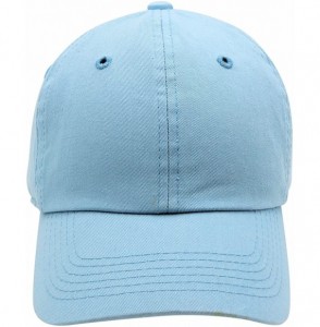 Baseball Caps Baseball Cap for Men Women - 100% Cotton Classic Dad Hat - Sky - C618EE5WLXC