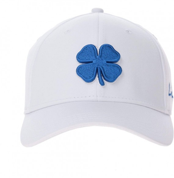 Baseball Caps Men's Premium Clover Hats- White/Blue- S/M - CF126PYTIG3