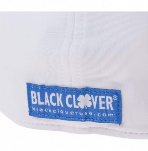 Baseball Caps Men's Premium Clover Hats- White/Blue- S/M - CF126PYTIG3