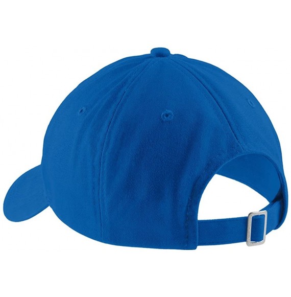 Baseball Caps Do Not Disturb Embroidered Soft Low Profile Adjustable Cotton Cap - Royal - CM12O51MR4H