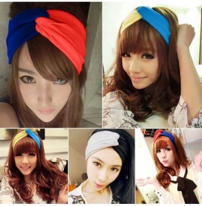 Headbands Women Turban Twist Knotted Headband Soft Yoga Hair Band - 2 - CV12IAP9QW5
