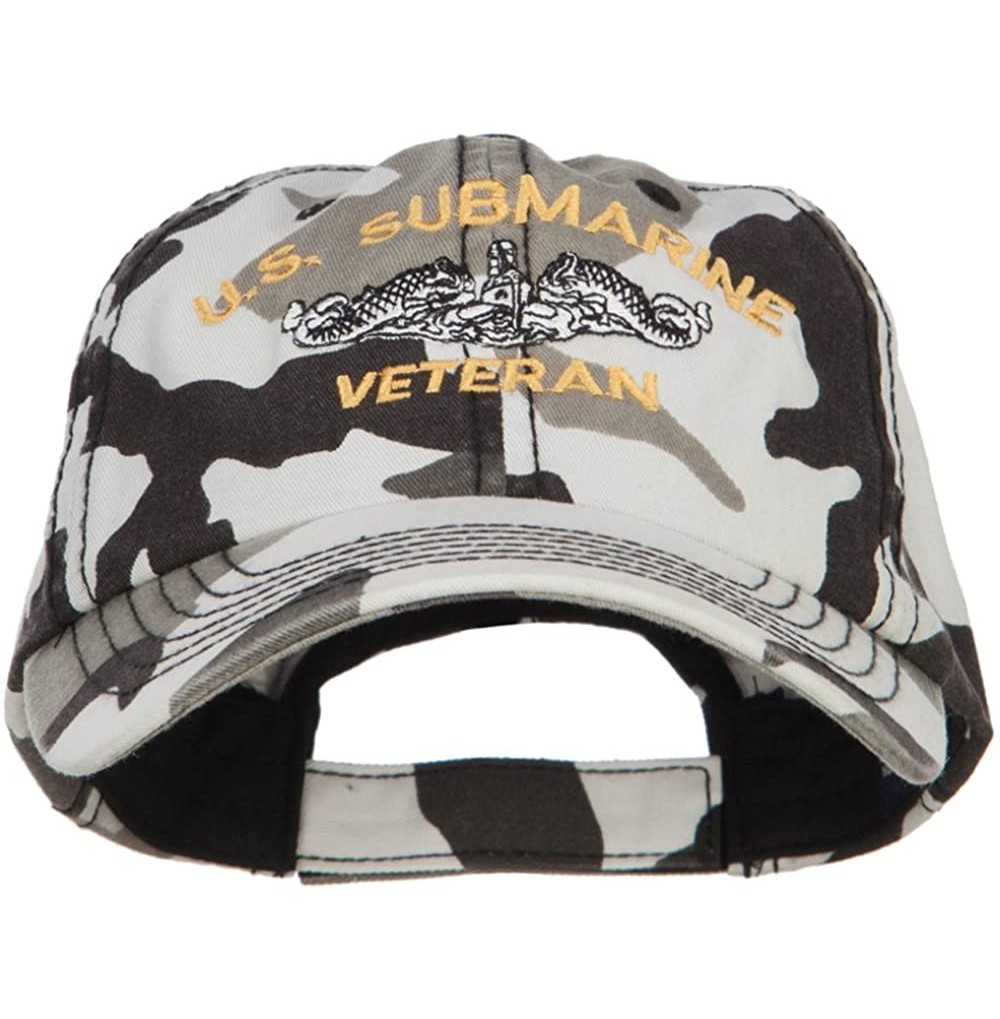 Baseball Caps US Submarine Veteran Military Embroidered Enzyme Camo Cap - City - C518CGLR3SU