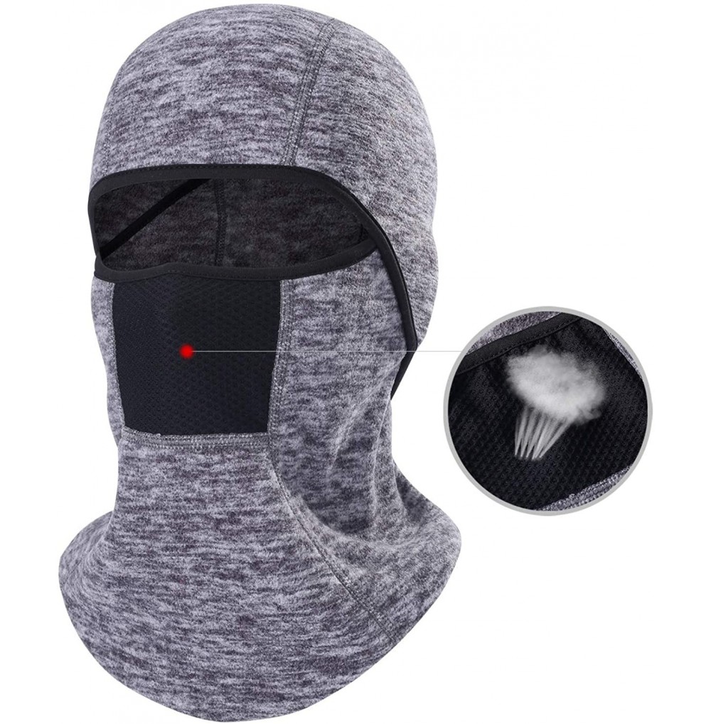 Balaclavas Winter Balaclava - Fleece Motorcycle Skull Full Face Mask Thermal Windproof Ski Head Hood for Men and Women - CO18...