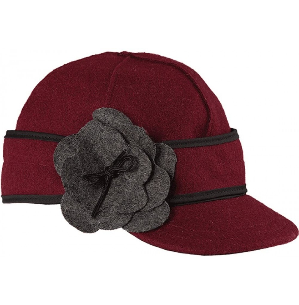 Baseball Caps Petal Pusher Cap - Decorative Wool Hat with Earflap - Thimbleberry - CD12OCSLS47