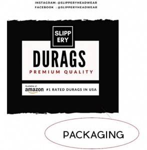 Skullies & Beanies Slippery Apparel - Velvet Premium Durag 360 Waves Extra Long Straps for Men Will Last for Years - C918IM22OMM