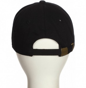Baseball Caps Custom Hat A to Z Initial Letters Classic Baseball Cap- Black Hat White Black - Letter M - CQ18NKU0ZER