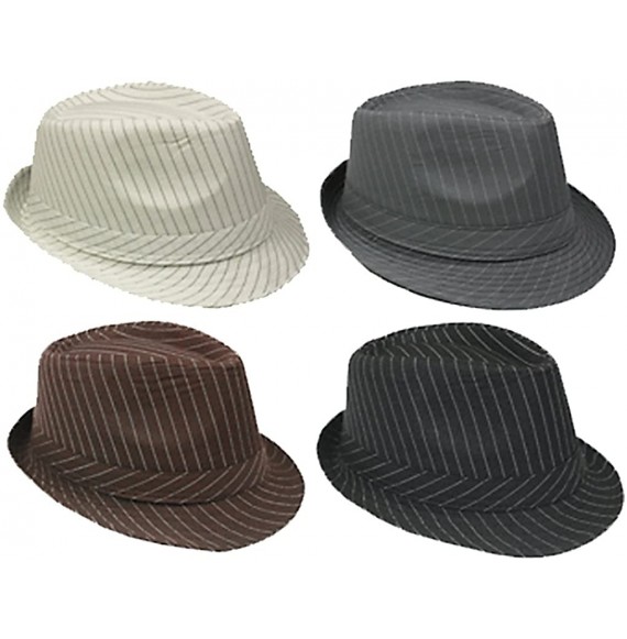 Fedoras Fedora Straw Hat for Mens Women Sun Beach Derby Panama Summer Hats w Brim Black to White - Beige - CF12BWNNAR9