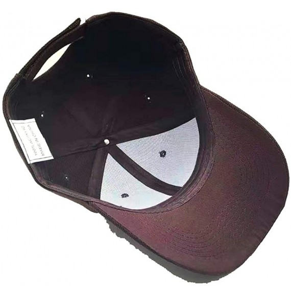 Baseball Caps Baseball Cap Casual Adjustable Plain Baseball Hat for Men Women Dad Tucker Ball Cap - 1 Pcs Brown - CS1947QTKXR