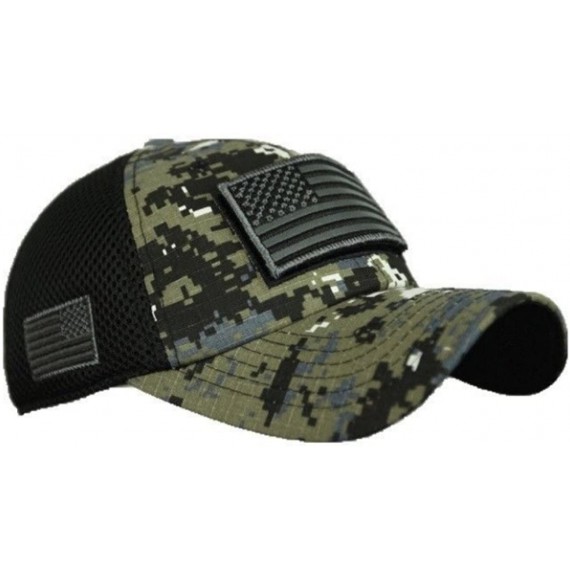 Baseball Caps USA American Flag Baseball Cap Patch Trucker Army CAMO Hat Hunting - Digital City Camo - CO18EE4IRIG