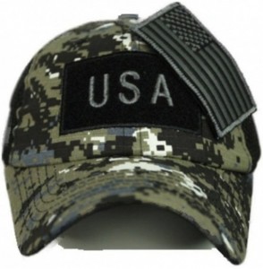 Baseball Caps USA American Flag Baseball Cap Patch Trucker Army CAMO Hat Hunting - Digital City Camo - CO18EE4IRIG