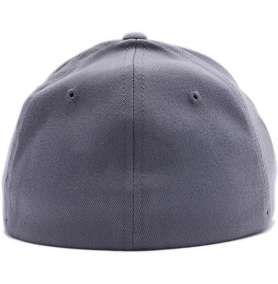 Baseball Caps Thin Blue Line hat. Custom Embroidered Flexfit Cap. - Grey - CE18CSI6LKH