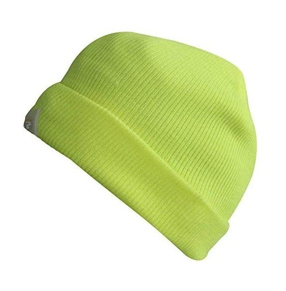 Skullies & Beanies 5 LED Knit Flash Light Beanie Hat Cap for Night Fishing Camping Handyman Working - Fluorescence - C812O13P78Q