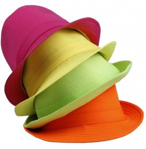 Fedoras Neon Summer Straw Boho Fedora Panama Hat Sun Men Golf Visor - Rose - CJ11WVAX4IX