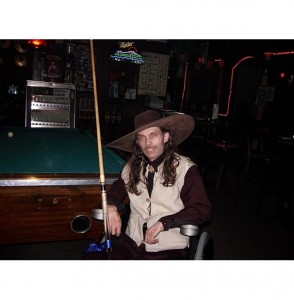 Cowboy Hats Rendezvous Cavalier Swashbuckler Tea Party Black Leather Cowboy Hat - Brown - CE11NH2ZGDV