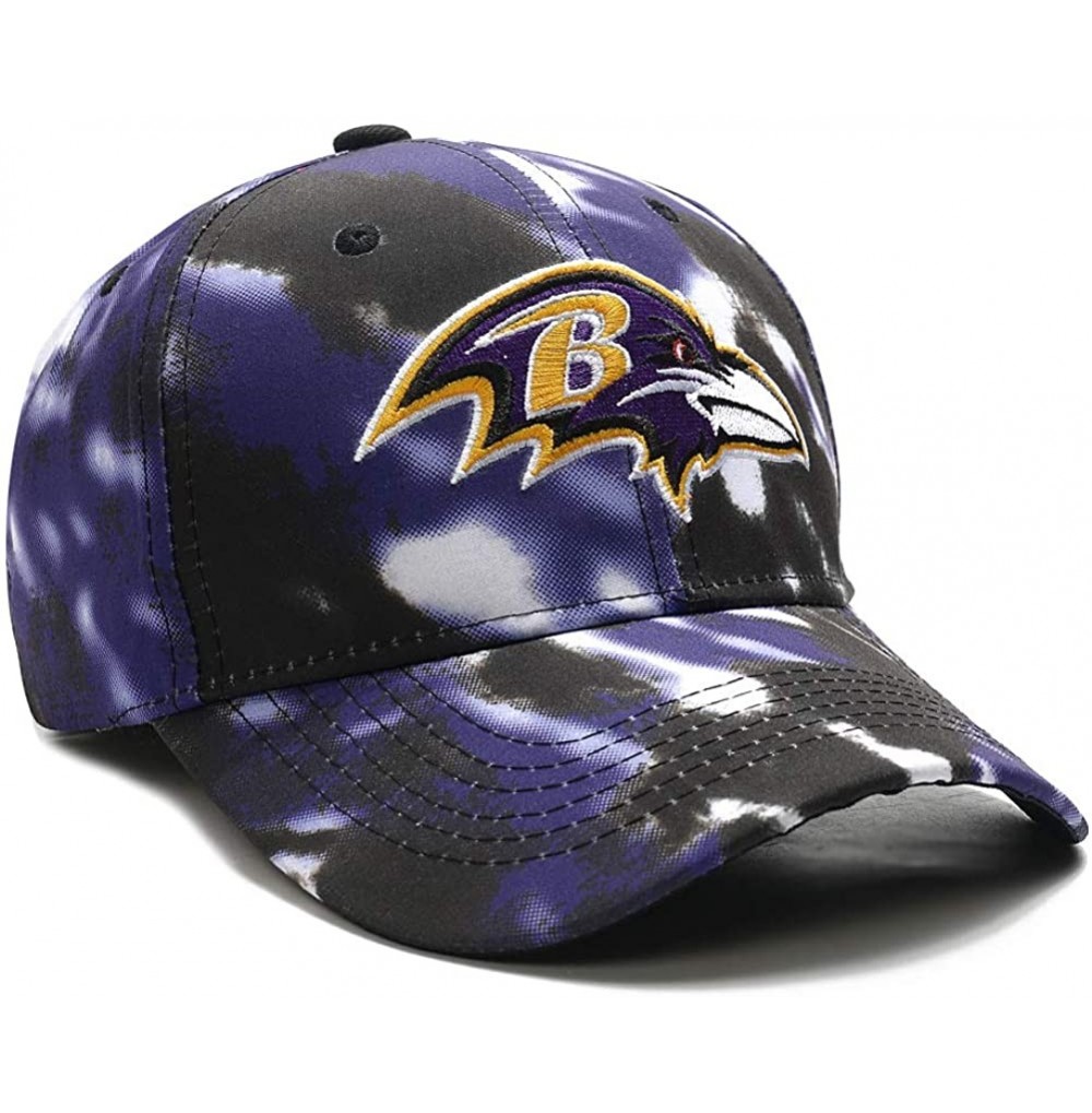 Baseball Caps Iasiti American Team Snapback Hats Adjustable Baseball Cap Men Women - Baltimore Ravens - C8198CKWGOW