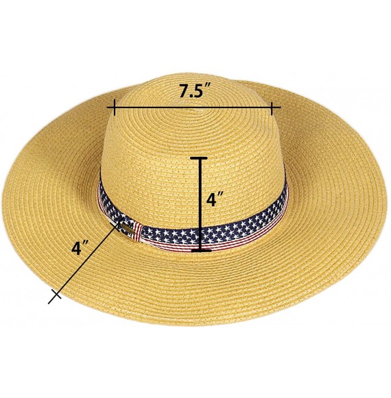 Sun Hats Beach Hats for Women - Wide Brim Summer Sun hat - Floppy Paper Straw UPF Sun Protection - Travel Outdoor Hiking - CY...